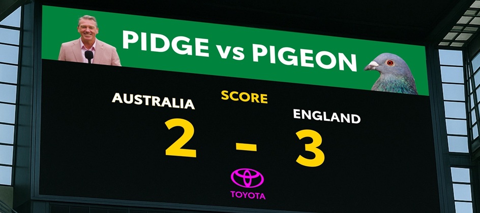 Toyota pits McGrath against a cricket-savvy bird